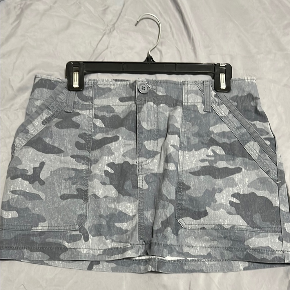 Wild Fable Gray Mini Cargo Skirt